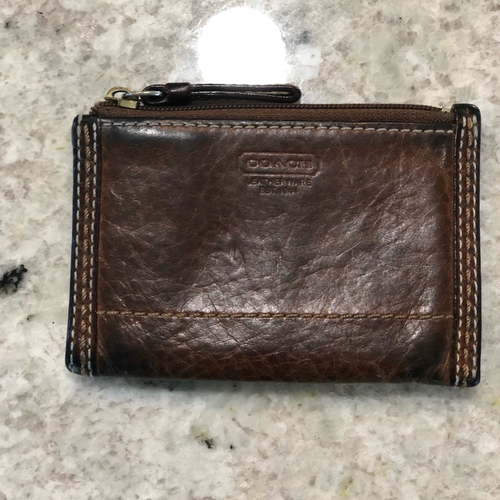Coach Cognac Leather Wallet LAST CHANCE! Donating!